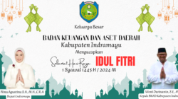 Keluarga Besar Badan Keuangan dan Aset Daerah Kabupaten Indramayu Mengucapkan Selamat Hari Raya Idul Fitri 1 Syawal 1445 H / 2024 M
