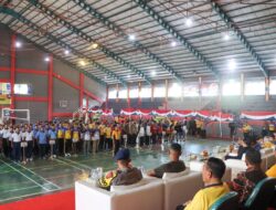 18 Tim Bertanding dalam Turnamen Voli Antar Instansi yang Diselenggarakan Polresta Cirebon untuk Meriahkan Hari Bhayangkara ke-78