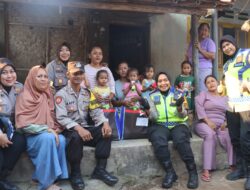 Kapolresta Cirebon Berikan Bantuan kepada Anak Asuh Stunting