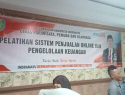 Dispara kabupaten indramayu adakan pelatihan sistem penjualan online dan pengelolaan keuangan