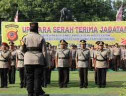 Kapolresta Cirebon Pimpin Sertijab Para Kasat hingga Kapolsek Jajaran