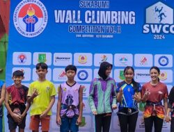 Anak Didik Mahameru Climbing Club Indramayu Meraih Juara 2 di Sukabumi Wall Climbing Competition