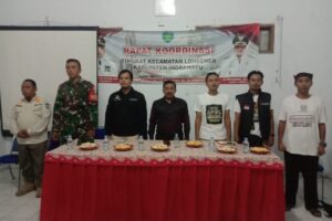 Koramil 1603/Lohbener Hadiri Rapat Koordinasi Penertiban APK Pemilukada 2024 di Kecamatan Lohbener