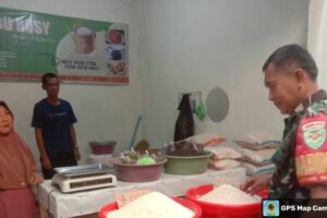 Koramil 0616-05/Sukagumiwang Lakukan Monitoring Harga Bahan Pokok di Wilayah Kertasemaya