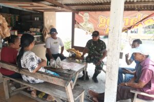 Koramil 1608/Karangampel Gelar Komsos Bahas Kondusifitas Wilayah di Desa Cangkingan