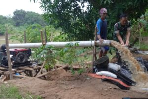 Koramil 1602 Sindang: Pendampingan Pompanisasi untuk Mendukung Ketahanan Pangan di Desa Lamarantarung