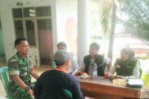 Koramil 1603 Lohbener Gelar Komsos Bersama Petugas PPS dan PKD Desa Langut