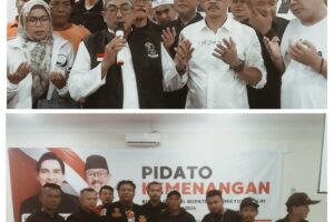 Ormas GMPAR Hadiri Pidato Kemenangan Lucky-Saefudin, wong reang Beberes Indramayu.