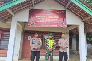 Koramil 1605/Sukagumiwang Gelar Pengamanan Logistik Pilkada Jawa Barat 2024