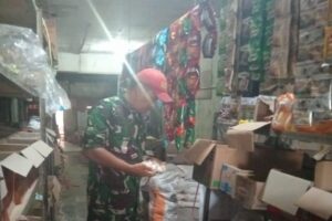 Koramil 1608/Karangampel Kawal Stabilitas Harga Sembako di Wilayahnya