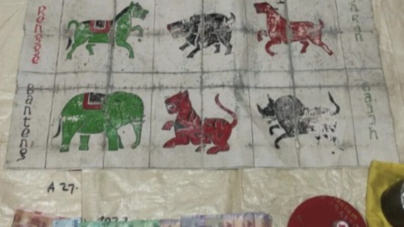 Unit Reskrim Polsek Widasari Ungkap Kasus Perjudian Dadu, Dua Terduga Diamankan