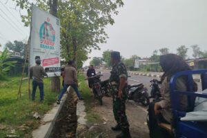 Koramil 1610 Krangkeng Berperan Aktif dalam Apel Gabungan Pembersihan APK di Kecamatan Krangkeng