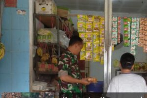 Koramil 1608/Karangampel Pantau Stabilitas Harga Kebutuhan Pokok di Wilayah Binaan