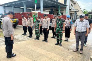 Koramil 1610 Krangkeng Gelar Apel Kesiapan Pengamanan Haul As-Syadziliyah Ponpes Salaf An Nur