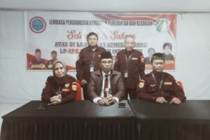 Acara pelantikan Komisi Cabang LP-KPK Kabupaten Indramayu 2024 – 2027