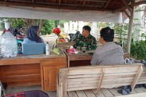 Koramil 1602/Sindang Jalin Silaturahmi dengan Anggota BPP Karanganyar
