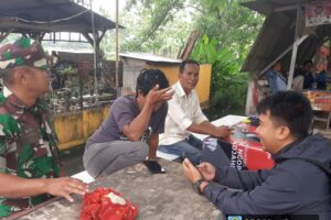 Koramil 1604 Jatibarang Gelar Komsos untuk Pererat Hubungan dengan Masyarakat