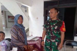 Koramil 1601 Indramayu Dukung Pelayanan Kesehatan Melalui Pengawasan Posyandu Kamboja