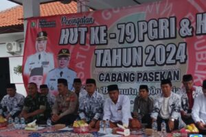 Koramil 1602/Sindang Berpartisipasi dalam Kegiatan Istighosah dan Pengajian Umum Peringatan HUT ke-79 PGRI dan HGN Tahun 2024