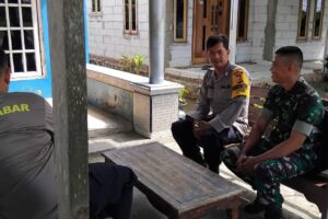 KORAMIL 1602/Sindang Bersinergi dengan Polsek Cantigi dalam Kegiatan Komsos