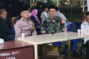 Koramil 1601/Indramayu Kawal Kegiatan Pengajian Akbar dalam Peringatan Hari Santri Nasional dan Isra Mi’raj 1446 H