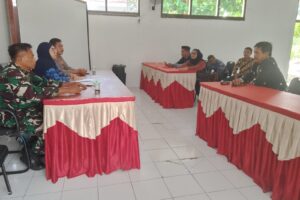 Koramil 1608/Karangampel Berperan Aktif dalam Rakor Penanganan Saluran Sepetung