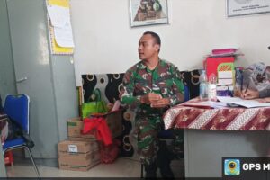 Koramil 1602/Sindang Gelar Komsos Bersama Pegawai Puskesmas Pasekan, Sinergikan Program Pemerintah