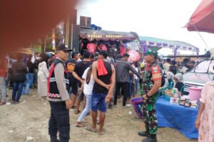 Karnaval Budaya “Ki Buyut Gede” di Desa Tegal Mulya Berjalan Lancar, Koramil 1610 Krangkeng Aktif Berperan