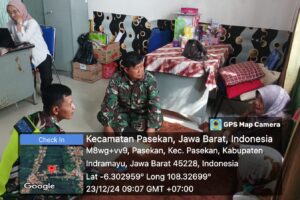 Koramil 1602/Sindang Sinergikan Program Kesehatan dengan Puskesmas Pasekan
