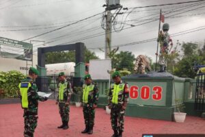 Koramil 1603/Lohbener Gelar Apel Siaga Pengamanan Menyambut Natal dan Tahun Baru 2025