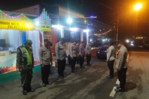 Koramil 1601/Indramayu Amankan Pos 0 Kilometer Sambut Natal dan Tahun Baru 2025