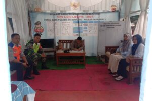 Koramil 1604 Jatibarang Amankan Stasiun Jatibarang Sambut Natal 2024 dan Tahun Baru 2025