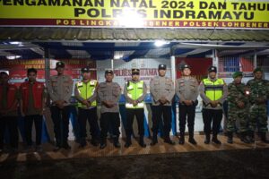 Koramil Lohbener Bersinergi dalam Pengamanan Natal dan Tahun Baru 2024