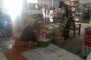 Koramil 1603/Lohbener Gelar Pemantauan Harga Bahan Pokok di Wilayah Teritorial