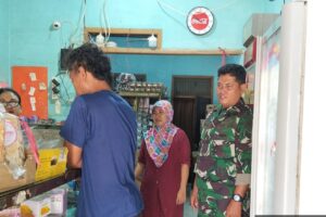 Koramil 1603/Lohbener Gelar Pemantauan Harga Bahan Pokok di Wilayah Lohbener