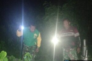 Koramil 1605/Sukagumiwang Gelar Patroli Gabungan untuk Pengamanan Pertamina Mundu