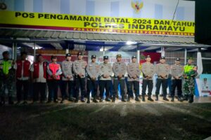 Koramil 1603/Lohbener Aktif dalam Pengamanan Natal dan Tahun Baru 2024 di Wilayah Lohbener